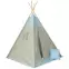 Detský stan Teepee sivo-modrý/hviezdy