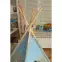 Detský stan Teepee sivo-modrý/hviezdy,5