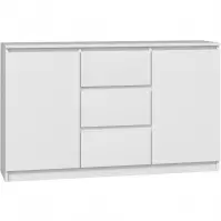 Komoda 2d3s biela mat