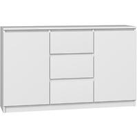 Komoda 2d3s biela mat