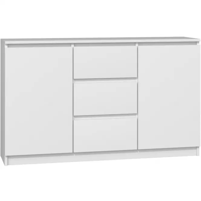 Komoda 2d3s Biely Mat