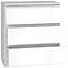 Komoda Malwa M3 Biely/Biely Lesk,2