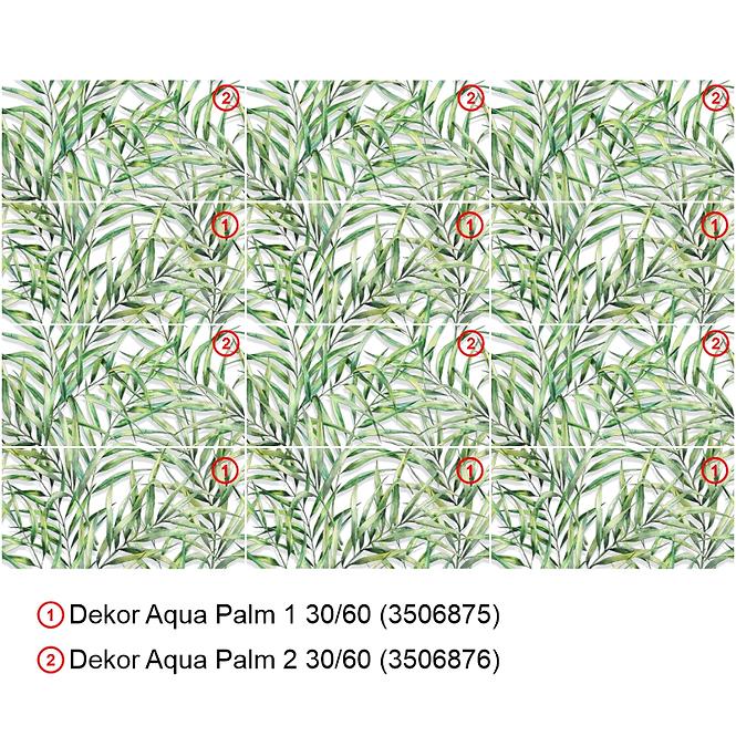 Obklad Dekor Aqua Palm 1 30/60
