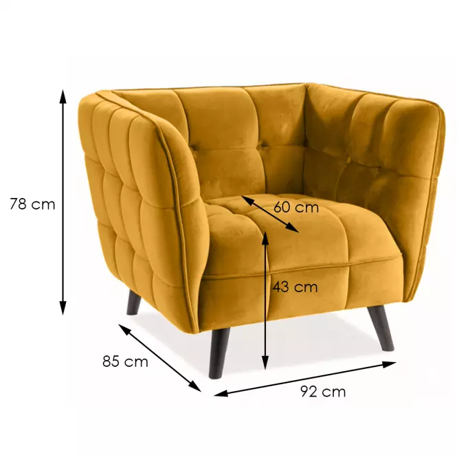 Kreslo Dijon Bluvel 68/venge