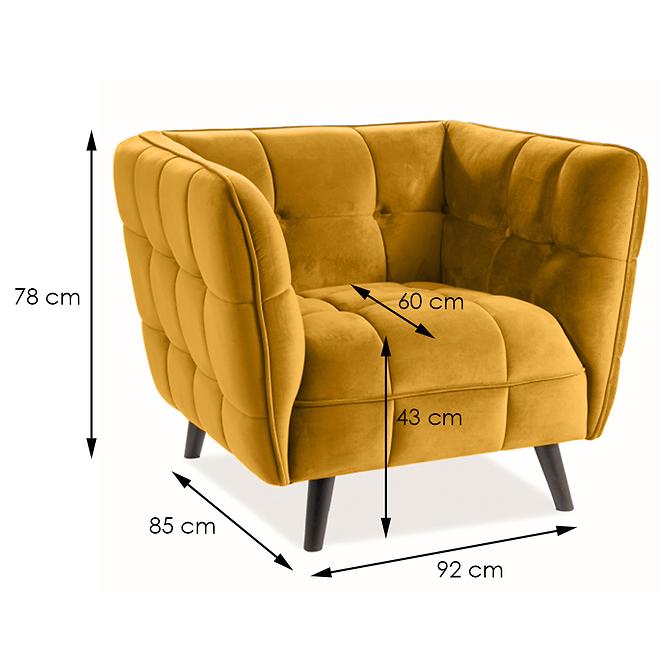 Kreslo Dijon Bluvel 68/venge