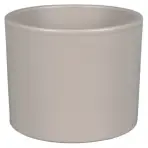 Obal na kvetináč  ZEUS PALETE keramický tmavobéžový mat 15 cm