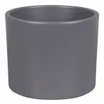 Obal na kvetináč  ZEUS PALETE keramický tmavosivý matný 15 cm