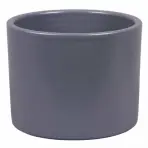 Obal na kvetináč ZEUS PALETE keramický matný tmavosivý 28 cm