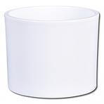 Obal na kvetináč ZEUS ELEGANT keramický lesklý biely 36x33 cm