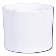 Obal na kvetináč ZEUS ELEGANT keramický lesklý biely 36x33 cm