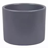 Obal na kvetináč  ZEUS PALETE keramický matný tmavosivý  32 cm