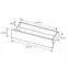 Komoda Arco D4S biela+dub grandson,3