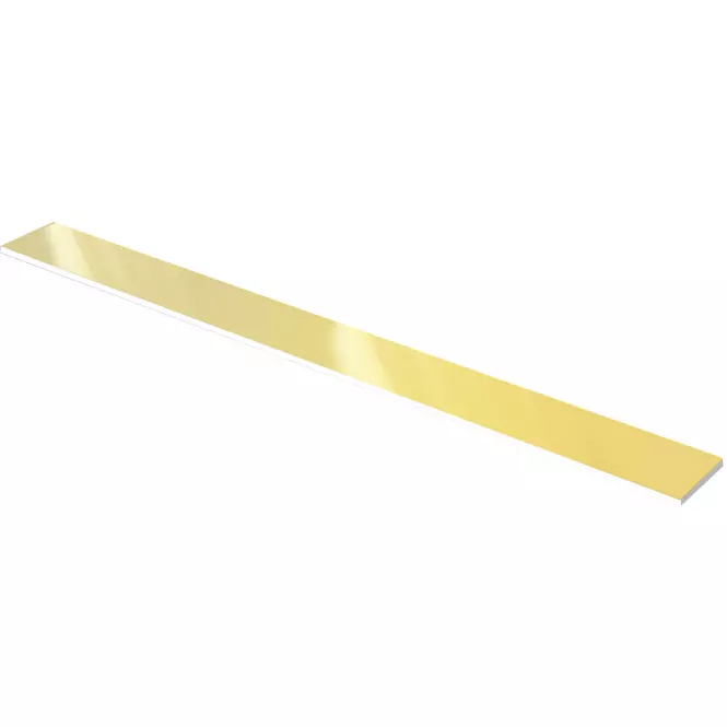 Kovová lišta Inox Gold Super Mirror 5/120