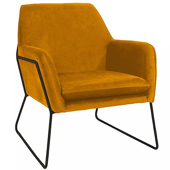 Kreslo Milan Bluvel 68/čierna,2