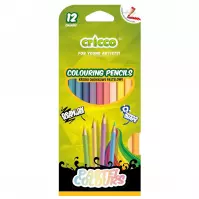Farbičky  trojhranné  Cricco pastelové 12 farieb