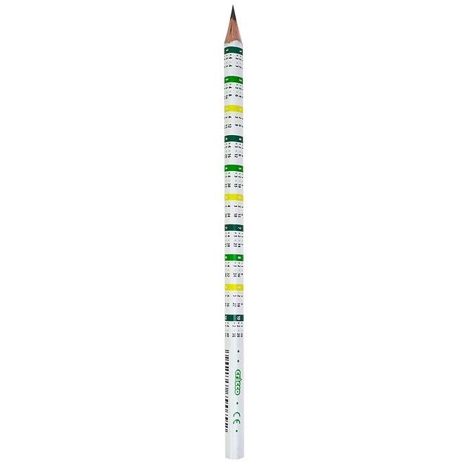 Ceruzka Cricco trojuhlá násobilka HB 2 ks. blister