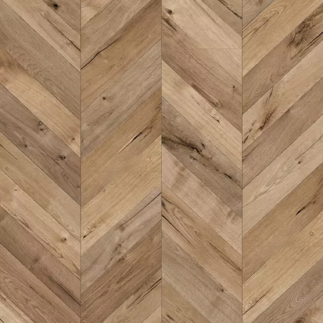 Vzorka laminátovej podlahy chevron Dub Fortress Rochesta 8mm AC4 K4378