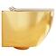 Závesná WC misa Alice II Slim gold/white so sedadlom,2