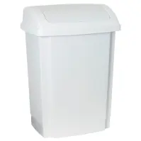 Odpadkový kôš Swing 25 l biely