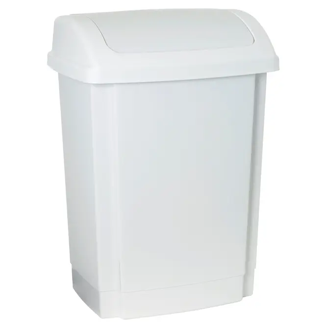 Odpadkový kôš Swing 25 l biely