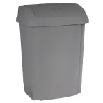 Odpadkový kôš Swing 25 l strieborný