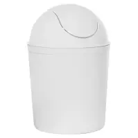 Okrúhly odpadkový kôš Swing 5 l biely