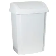 Odpadkový kôš Swing 15 l biely