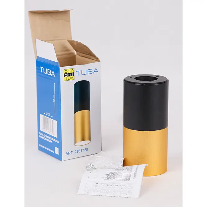 Stropné svietidlo Tuba 1x15W GU10 5.8/12