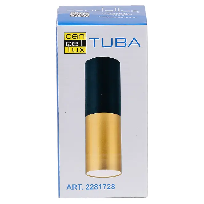 Stropné svietidlo Tuba 1x15W GU10 5.8/12,7