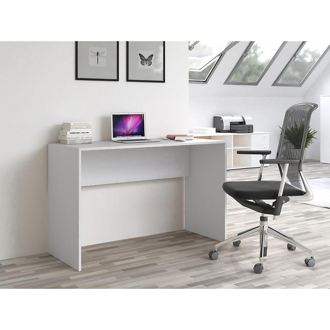 Písací stôl Plus Biely Mat,2