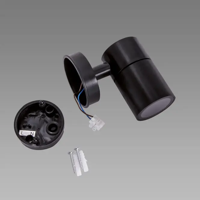 Nástenné svietidlo Gordon GU10 BLACK 03936,6