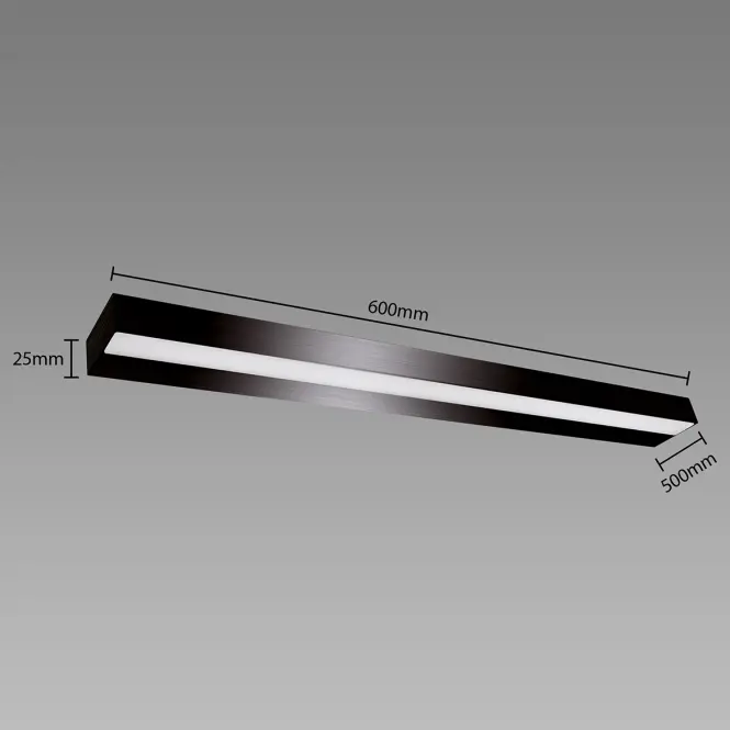 Nástenné svietidlo Cyber LED 14W čierne 4000K 03969,3