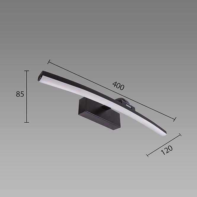 Nástenné svietidlo Mamba LED 8W BLACK 4000K 03883