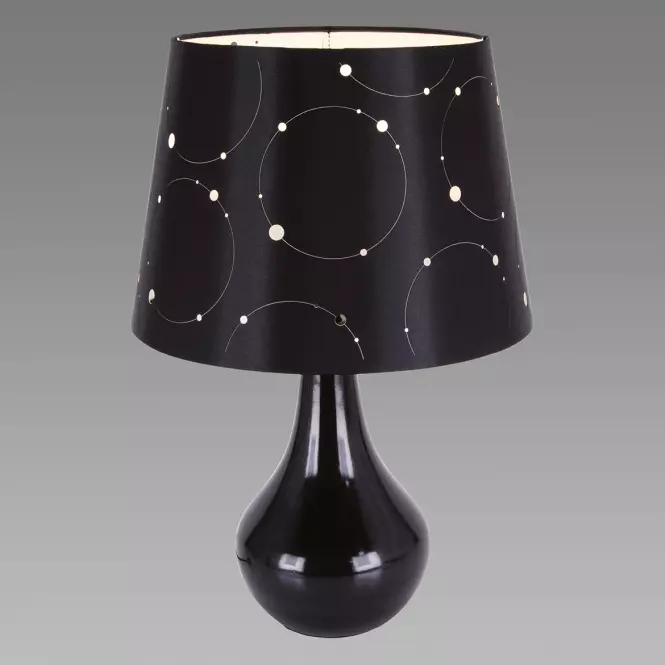 Stolná lampa Larysa E14 čierna 03806,2