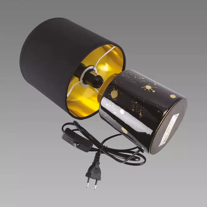Stolná lampa Helena E14 čierna 03788,4