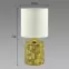 Stolná lampa Linda E14 zlatá/biela03786,3