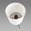 Stolná lampa Linda E14 zlatá/biela03786,5