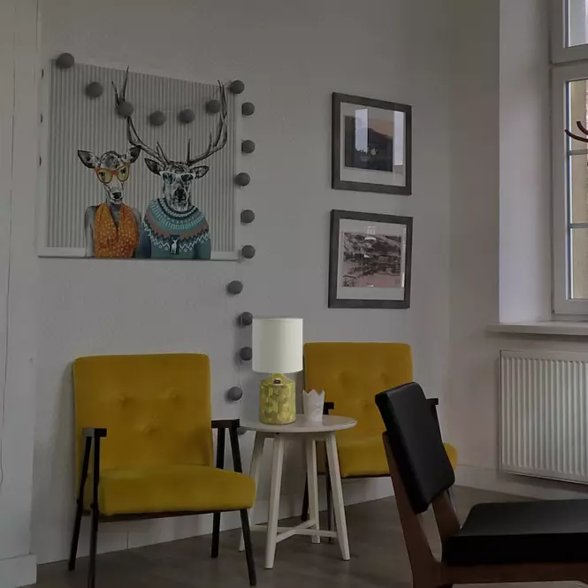 Stolná lampa Linda E14 zlatá/biela03786
