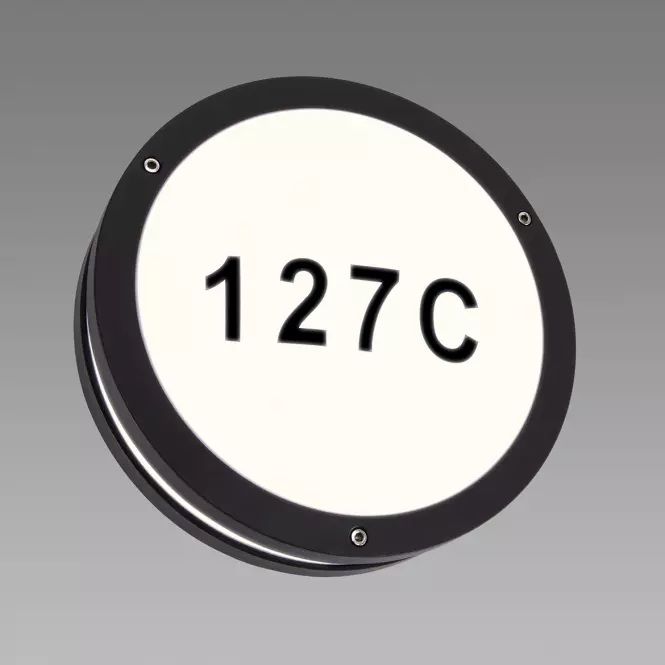  Nástenné svietidlo Solina LED C 7,5W čierne 4000K 03837