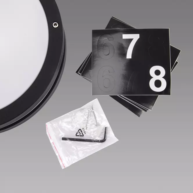  Nástenné svietidlo Solina LED C 7,5W čierne 4000K 03837