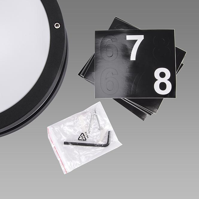  Nástenné svietidlo Solina LED C 7,5W čierne 4000K 03837