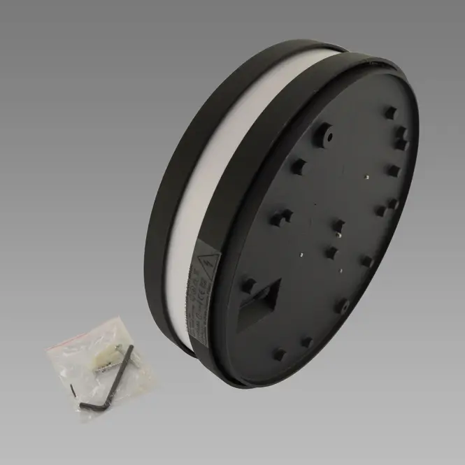 Nástenné svietidlo Solina LED C 7,5W čierne 4000K 03837,4