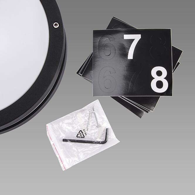 Nástenné svietidlo Solina LED C 7,5W čierne 4000K 03837