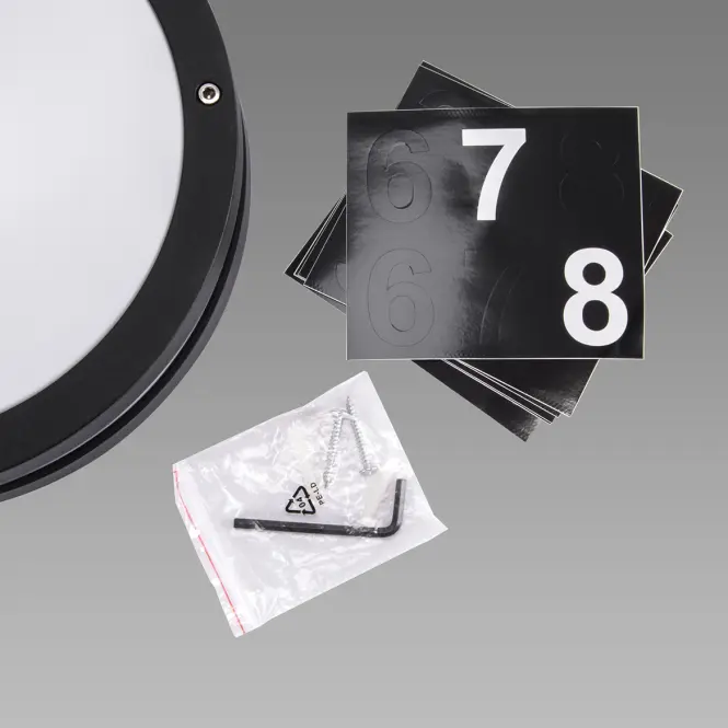 Nástenné svietidlo Solina LED C 7,5W čierne 4000K 03837,7