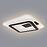 Stropné svietidlo LED 48435-36 CCT 3000-6000K biely/cierny 40X40