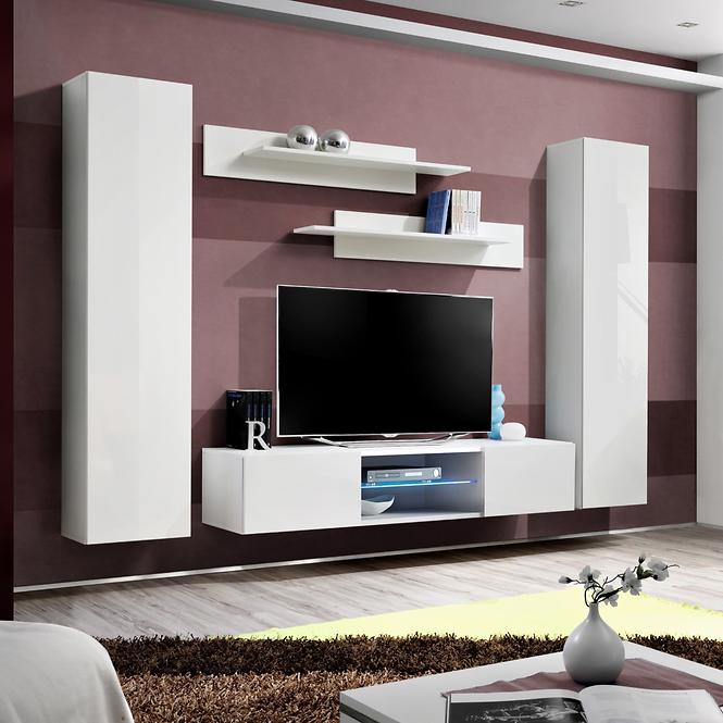 TV stolík Fly 33 biely + LED,6