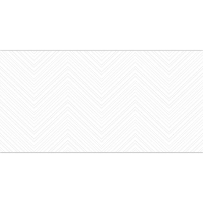 Obklad Dekor CCR33-1 White Mat Chevron 30/60