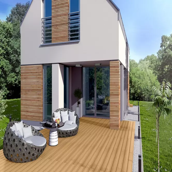 Kompozitná terasová doska Gardin Idea Teak 20x138x2200mm 3ks/bal,3