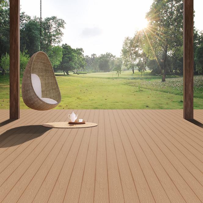 Kompozitná terasová doska Gardin Idea Teak 20x138x2200mm 3ks/bal