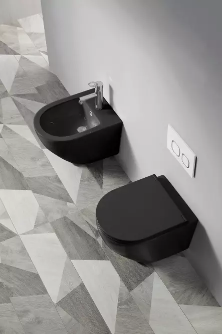 Bidet závesný Dotto Black,2